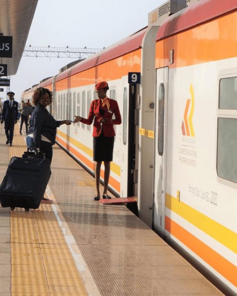 Rejs med tog fra Nairobi til Mombasa
