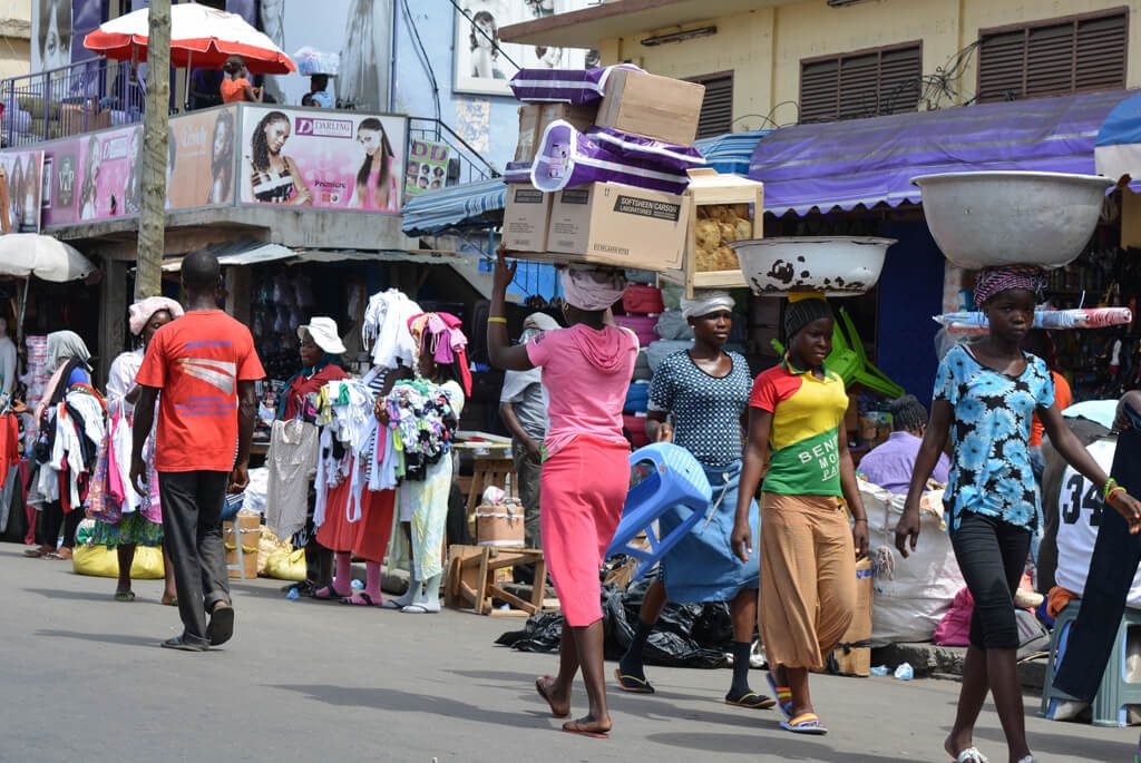 Makola marked i Accra